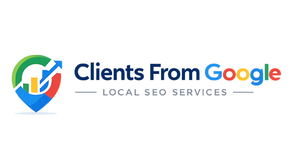 Clients From Google logo representing professional local SEO services and Google business growth solutions