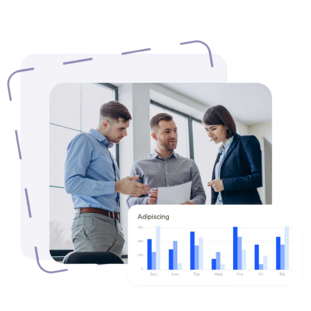 SEO team analyzing website data to improve Google rankings and generate more clients